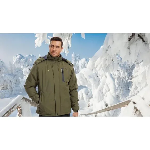 Mens Waterproof Ski Snowboard Jacket Winter Windproof Snow Coat